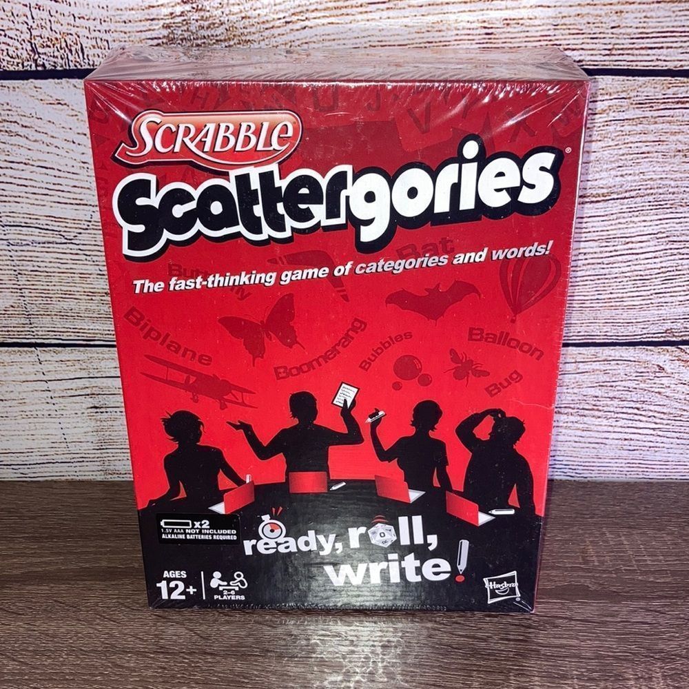 Scattergories Game by Hasbro Gaming New Factory Sealed